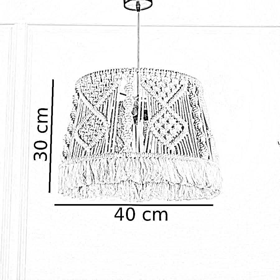 نجفة ستيل، 40*30 سم