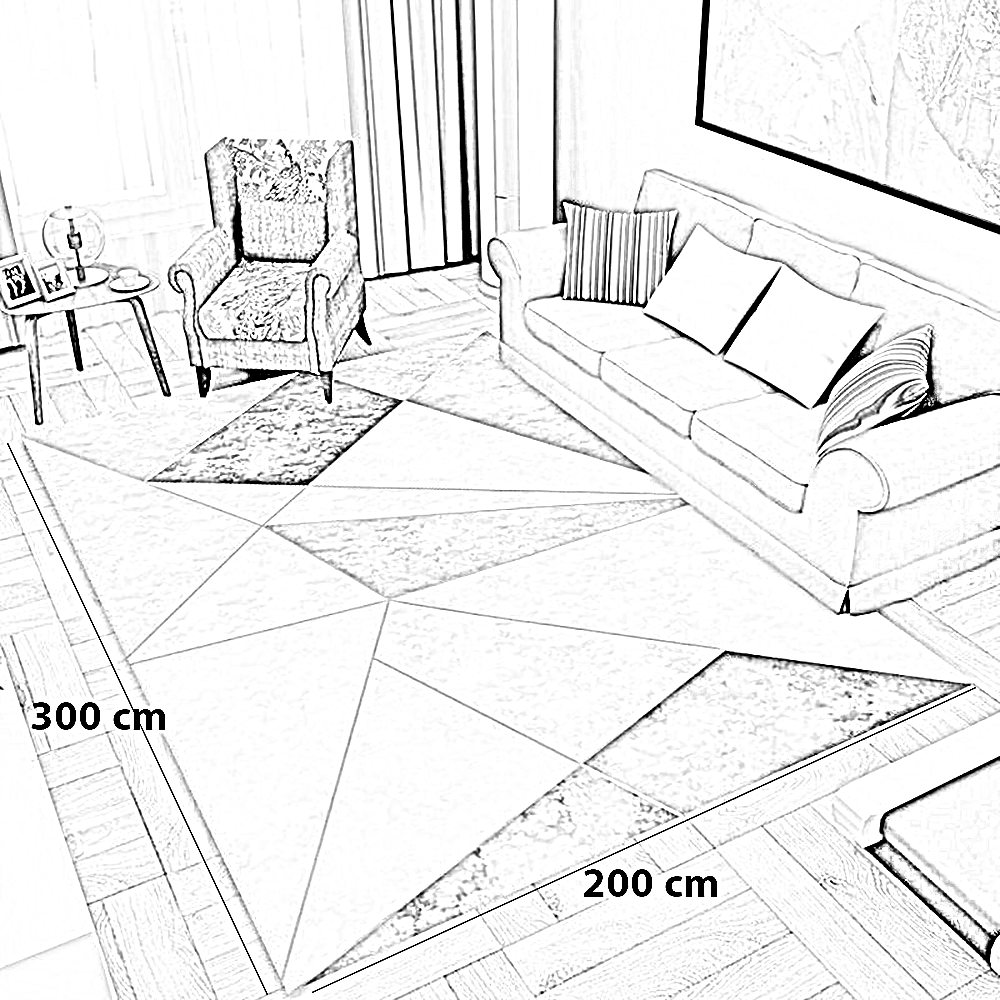 سجادة قطن و حرير، 200*300 سم