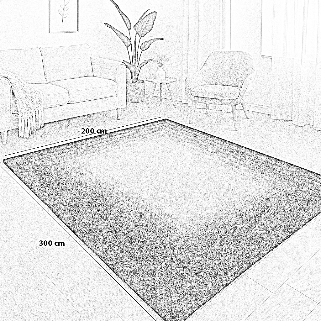 سجادة قطن و حرير، 200*300 سم