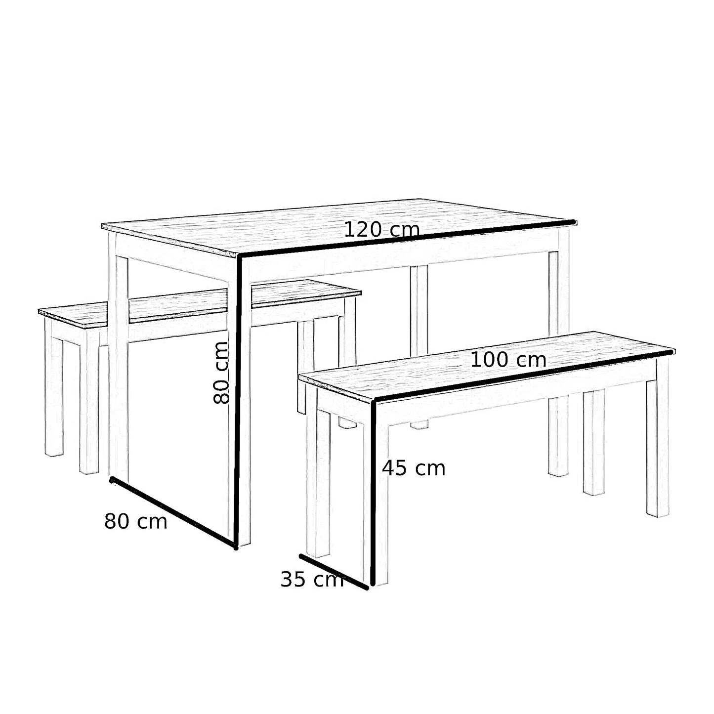 طقم سفرة ستيل، 3 قطع