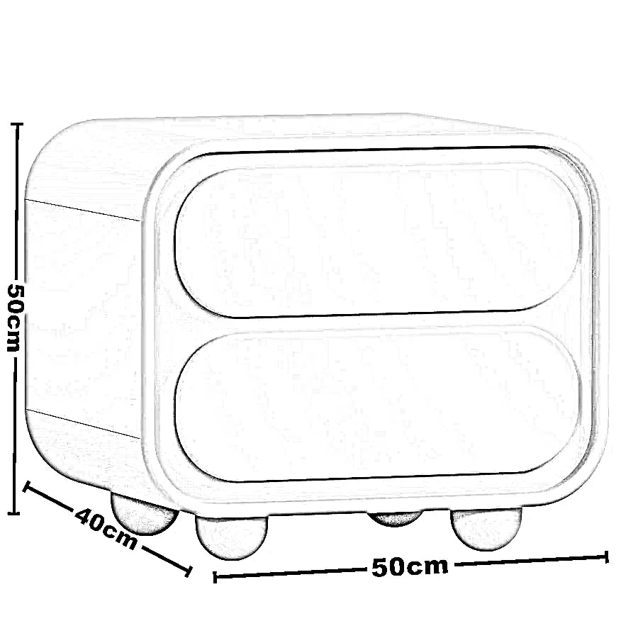 كومود خشب ام دي اف، 50*40*50 سم