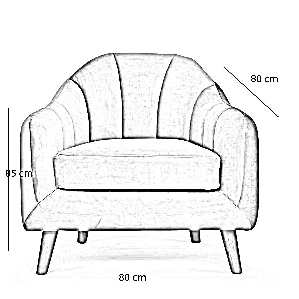 كرسي خشب زان، 80*80*85 سم