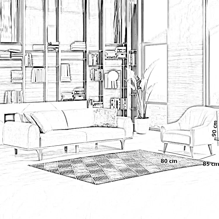 أنتريه خشب زان، 3 قطع