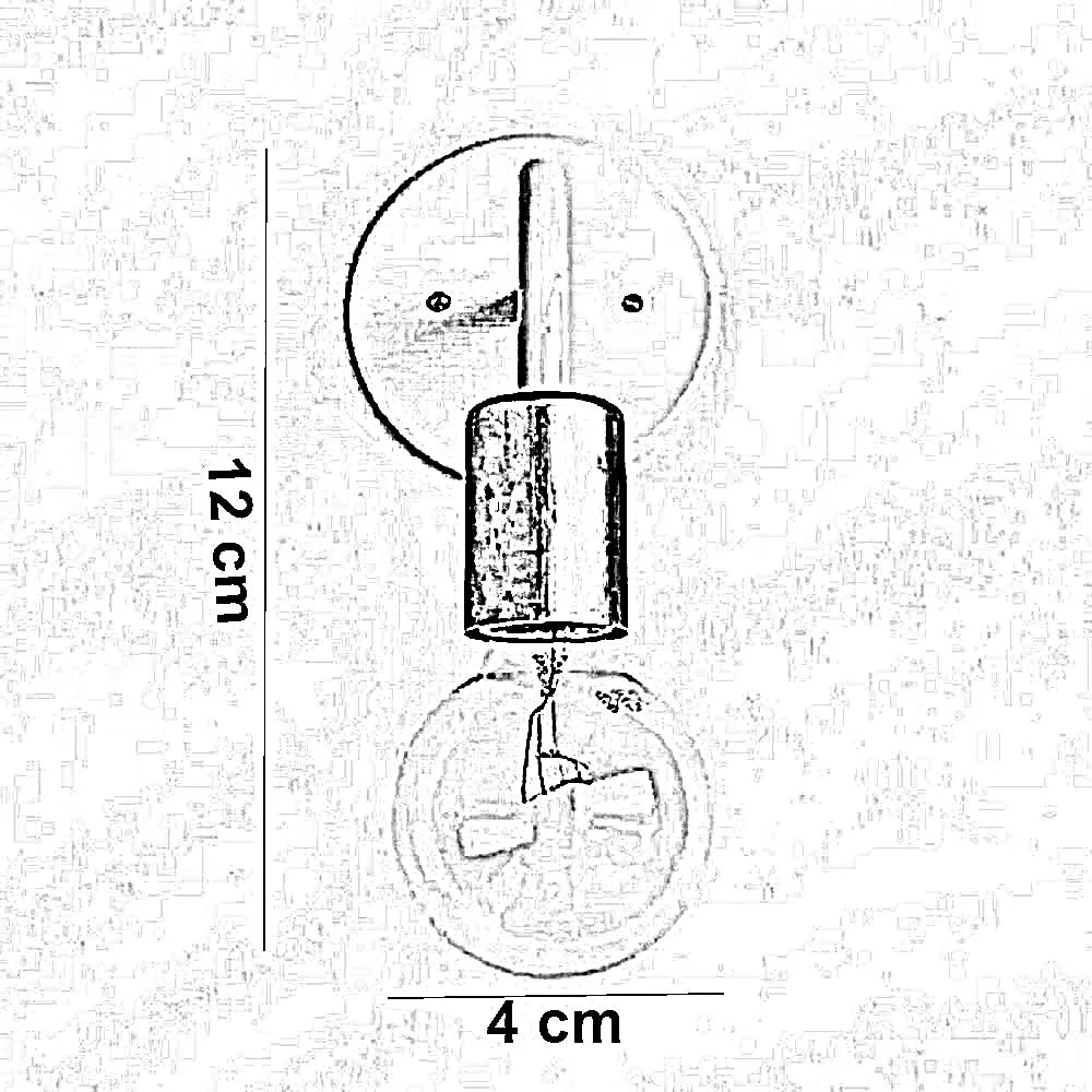 أبليك حائط ستيل، 4*12 سم