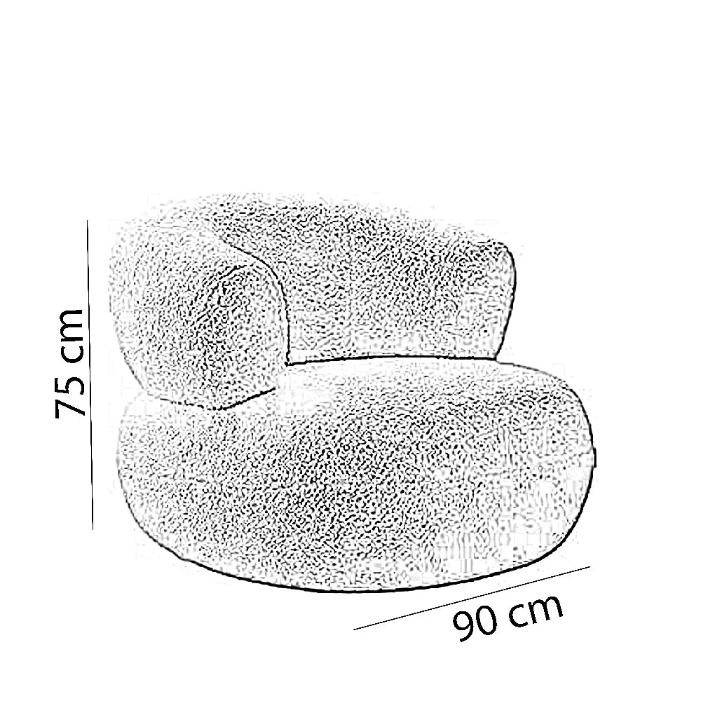 كرسي خشب زان، 90*75 سم