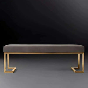 بانكيت معدن ذهبي 120*40*50 سم - RON116 Royal Iron