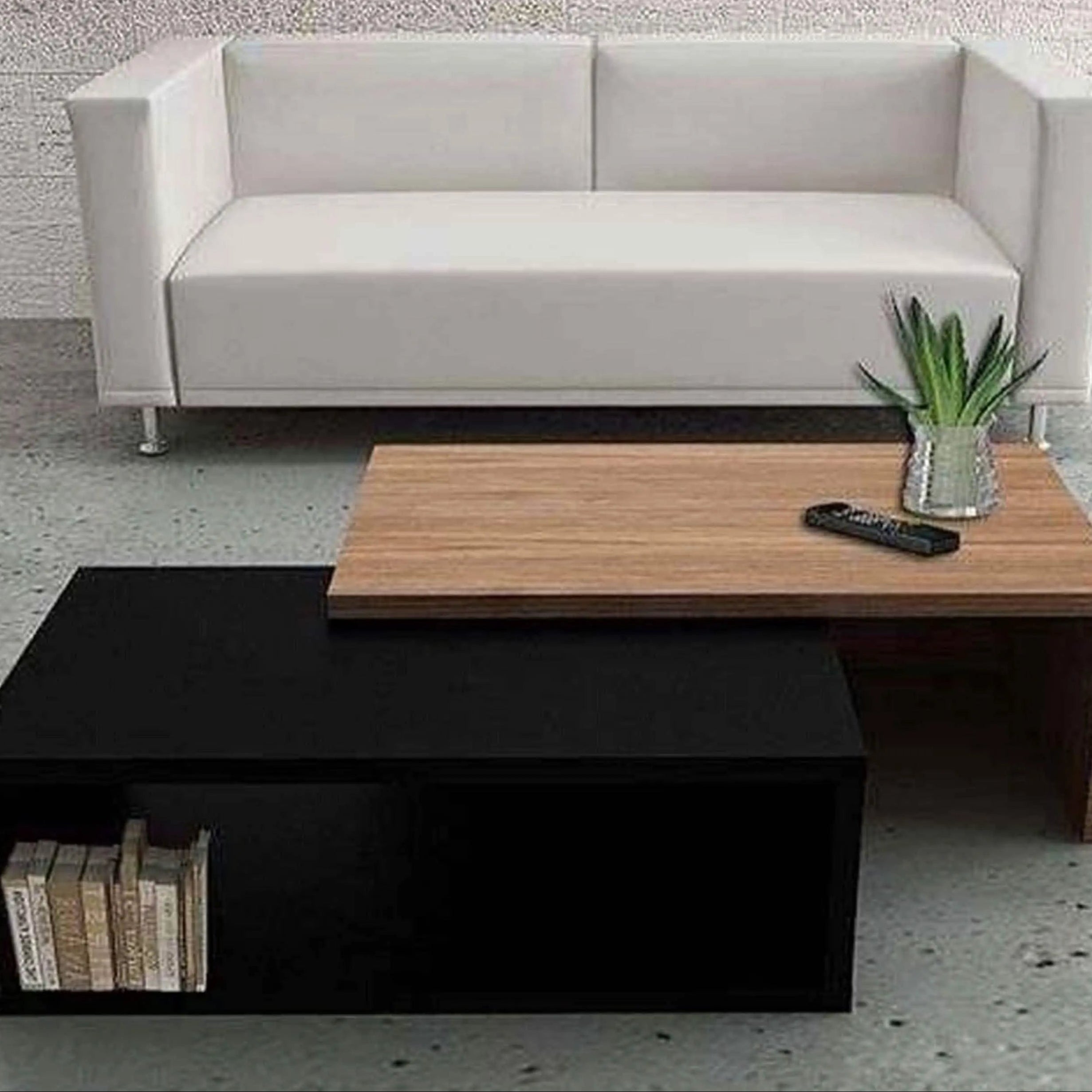 ترابيزة وسط ام دي اف، 120*60*40 سم