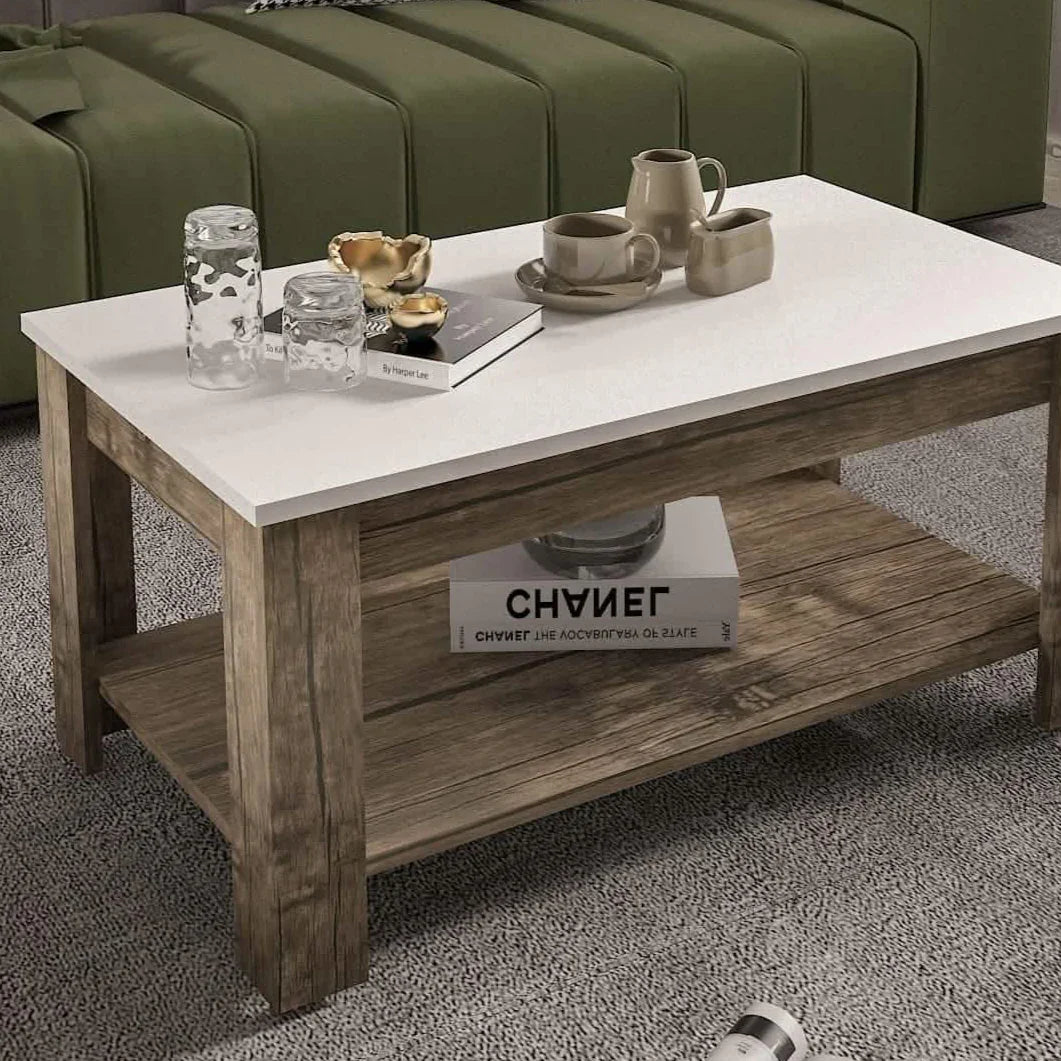 ترابيزة قهوة ام دي اف، 92*52*43 سم