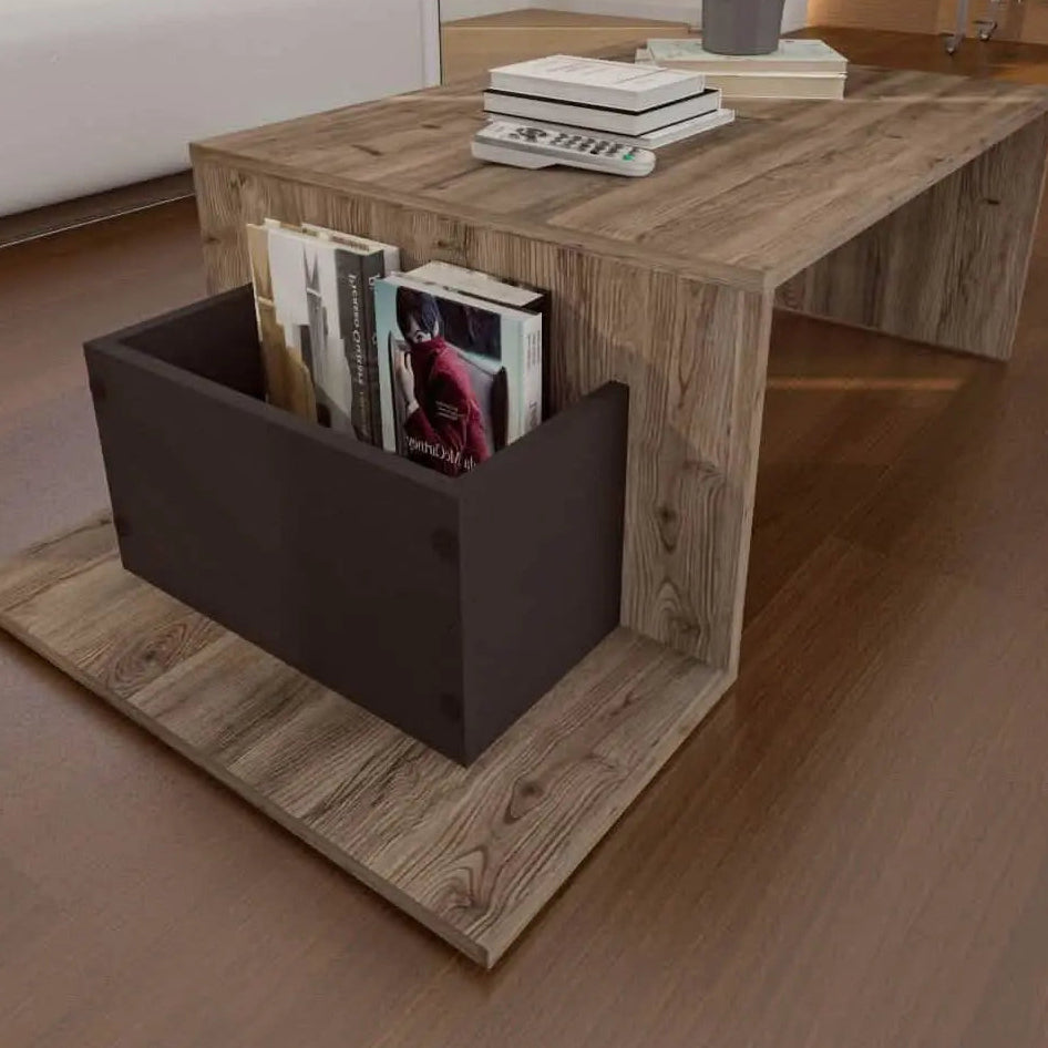 ترابيزة قهوة ام دي اف، 108*60*35 سم