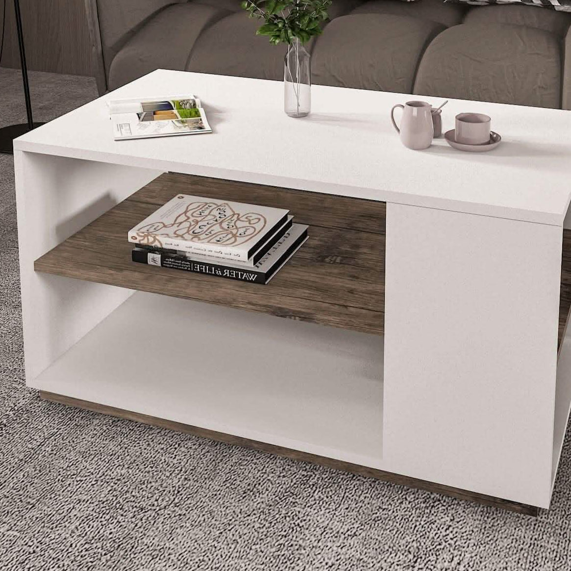 ترابيزة قهوة ام دي اف، 90*50*48 سم