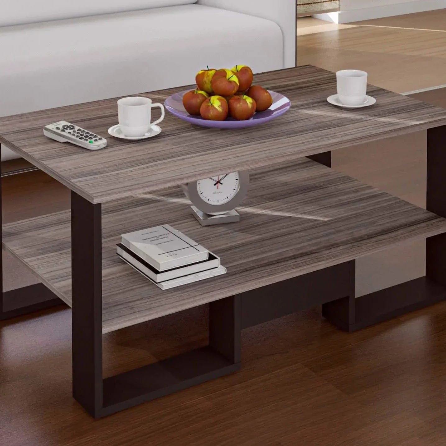 ترابيزة قهوة ام دي اف، 100*60*45 سم