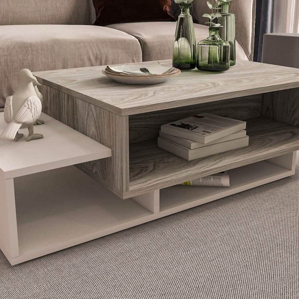 ترابيزة قهوة ام دي اف، 105*60*32 سم