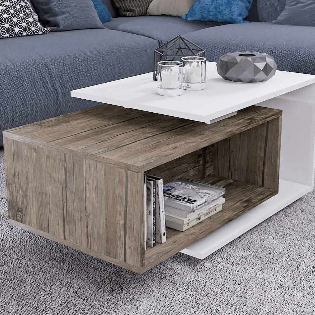 ترابيزة قهوة ام دي اف، 100*50*42 سم