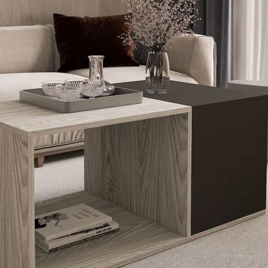 ترابيزة قهوة ام دي اف، 100*60*40 سم