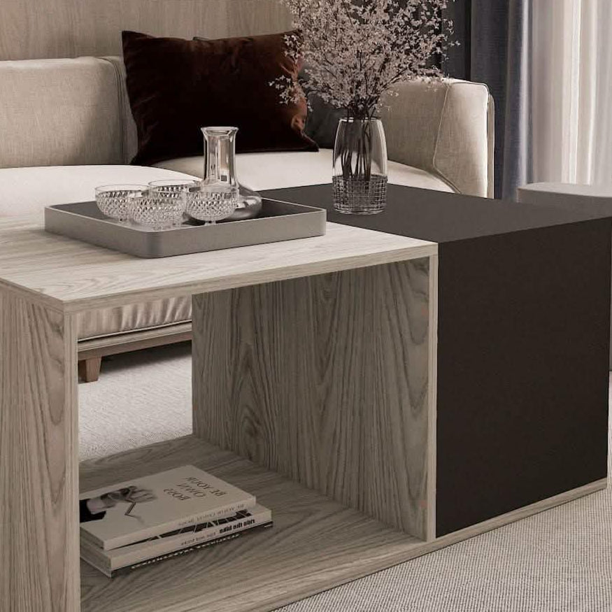 ترابيزة قهوة ام دي اف، 100*60*40 سم