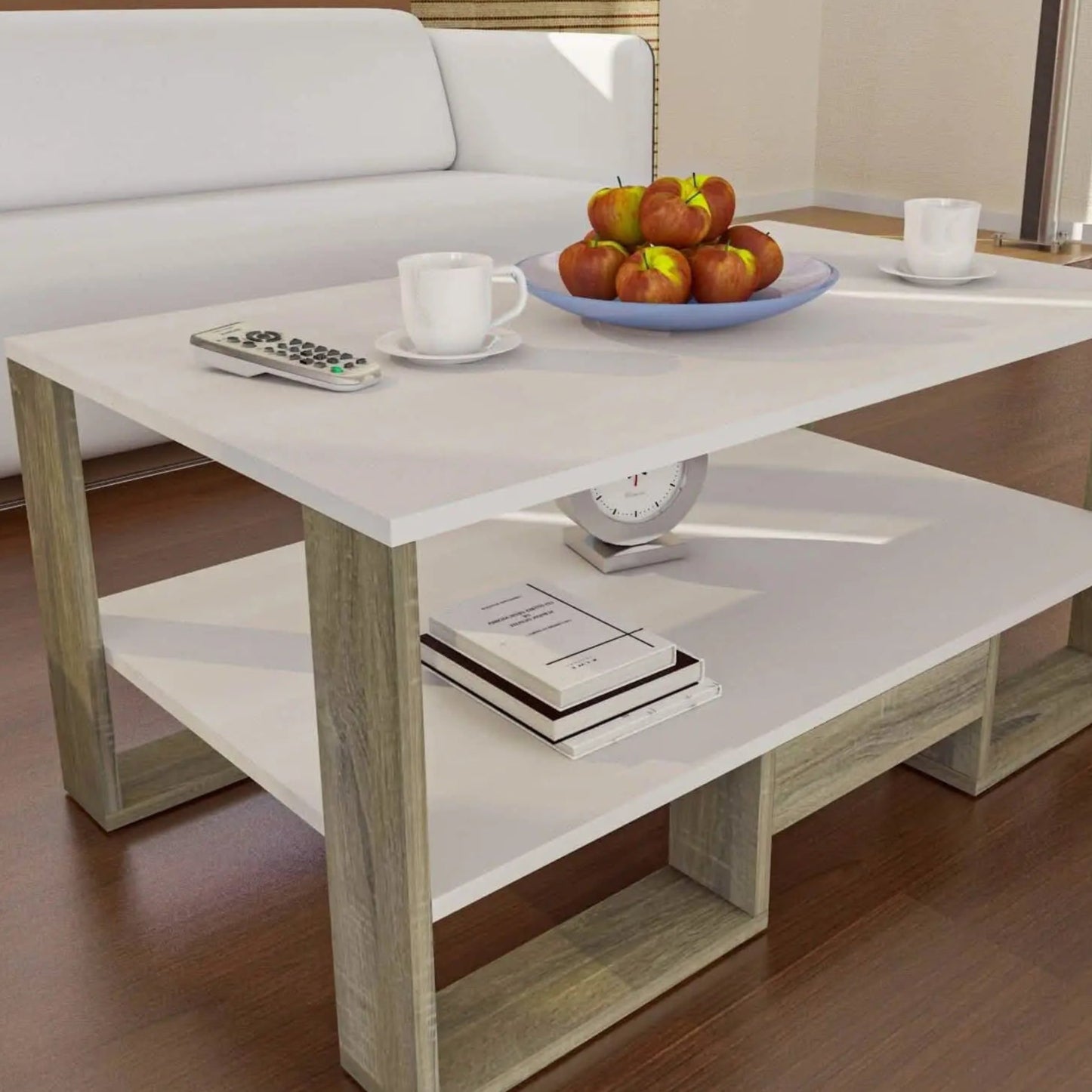 ترابيزة قهوة ام دي اف، 100*60*45 سم