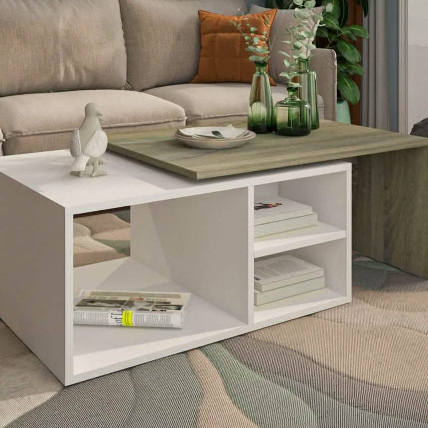 ترابيزة قهوة ام دي اف، 112*60*40 سم