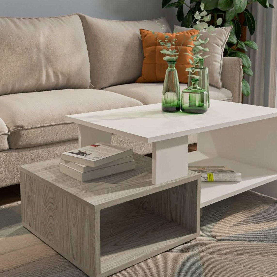 ترابيزة قهوة ام دي اف، 100*50*40 سم