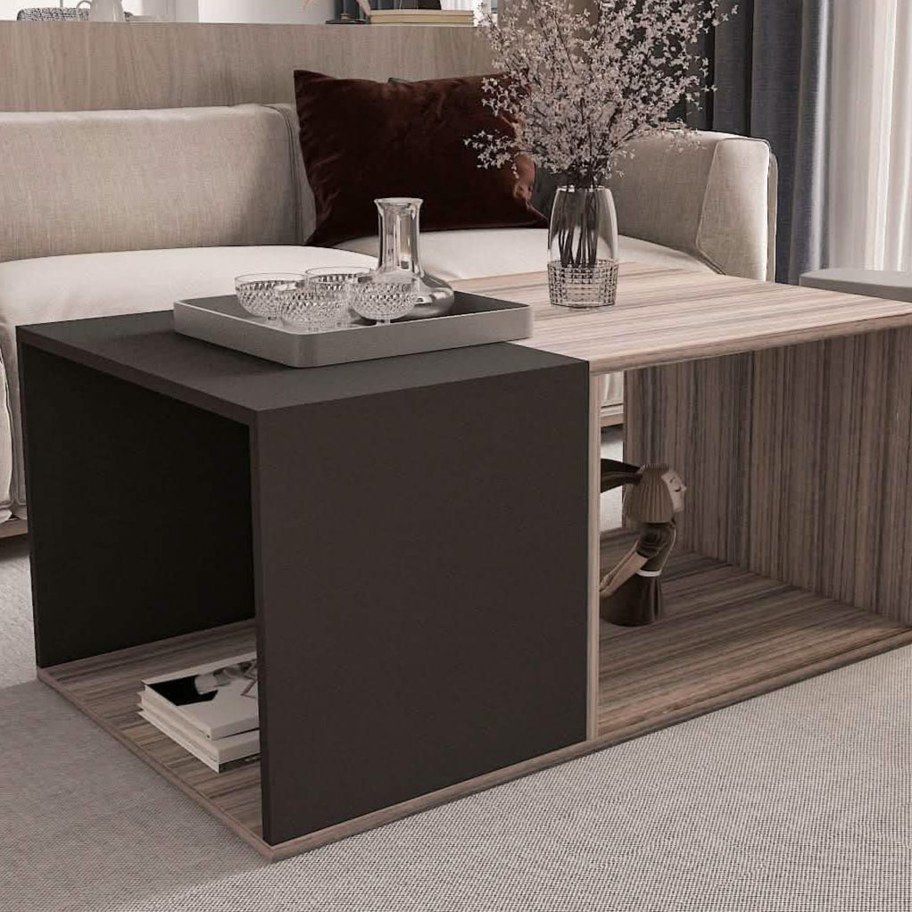 ترابيزة قهوة ام دي اف، 100*60*40 سم