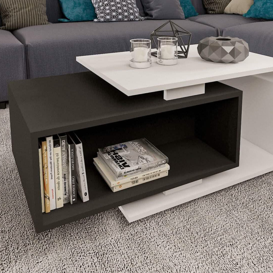 ترابيزة قهوة ام دي اف، 100*50*42 سم