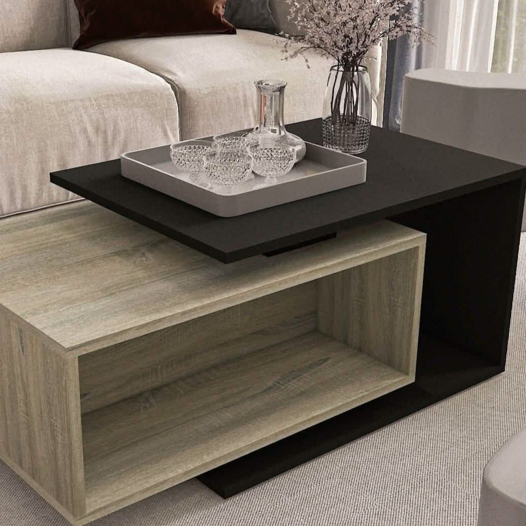 ترابيزة قهوة ام دي اف، 100*50*42 سم