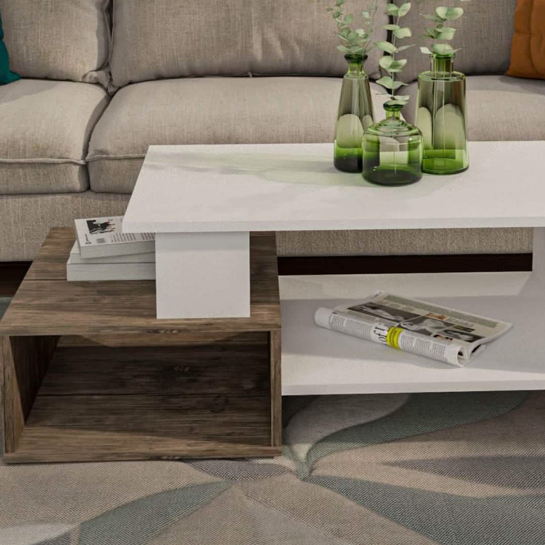 ترابيزة قهوة ام دي اف، 100*50*40 سم