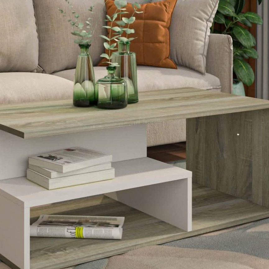 ترابيزة قهوة ام دي اف، 100*50*40 سم