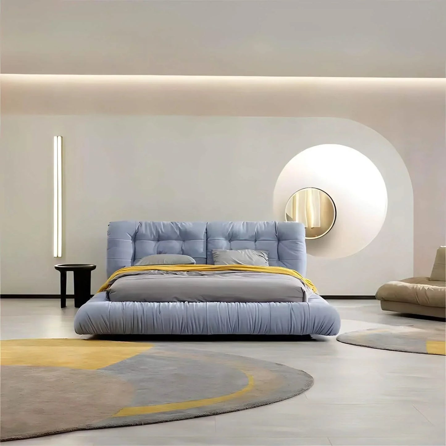 سرير خشب كونتر و موسكي متعدد المقاسات - IST33 High Style