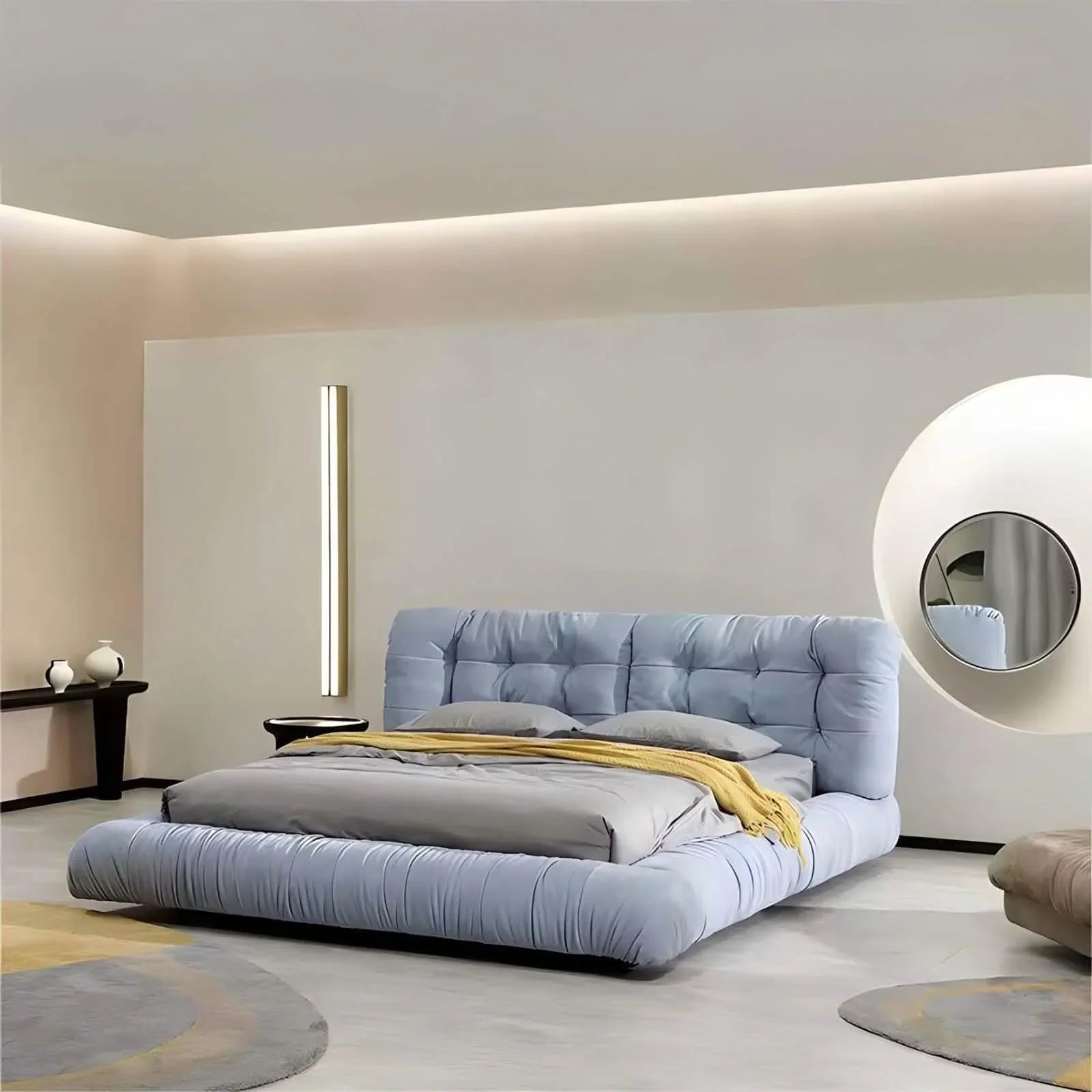 سرير خشب كونتر و موسكي متعدد المقاسات - IST33 High Style