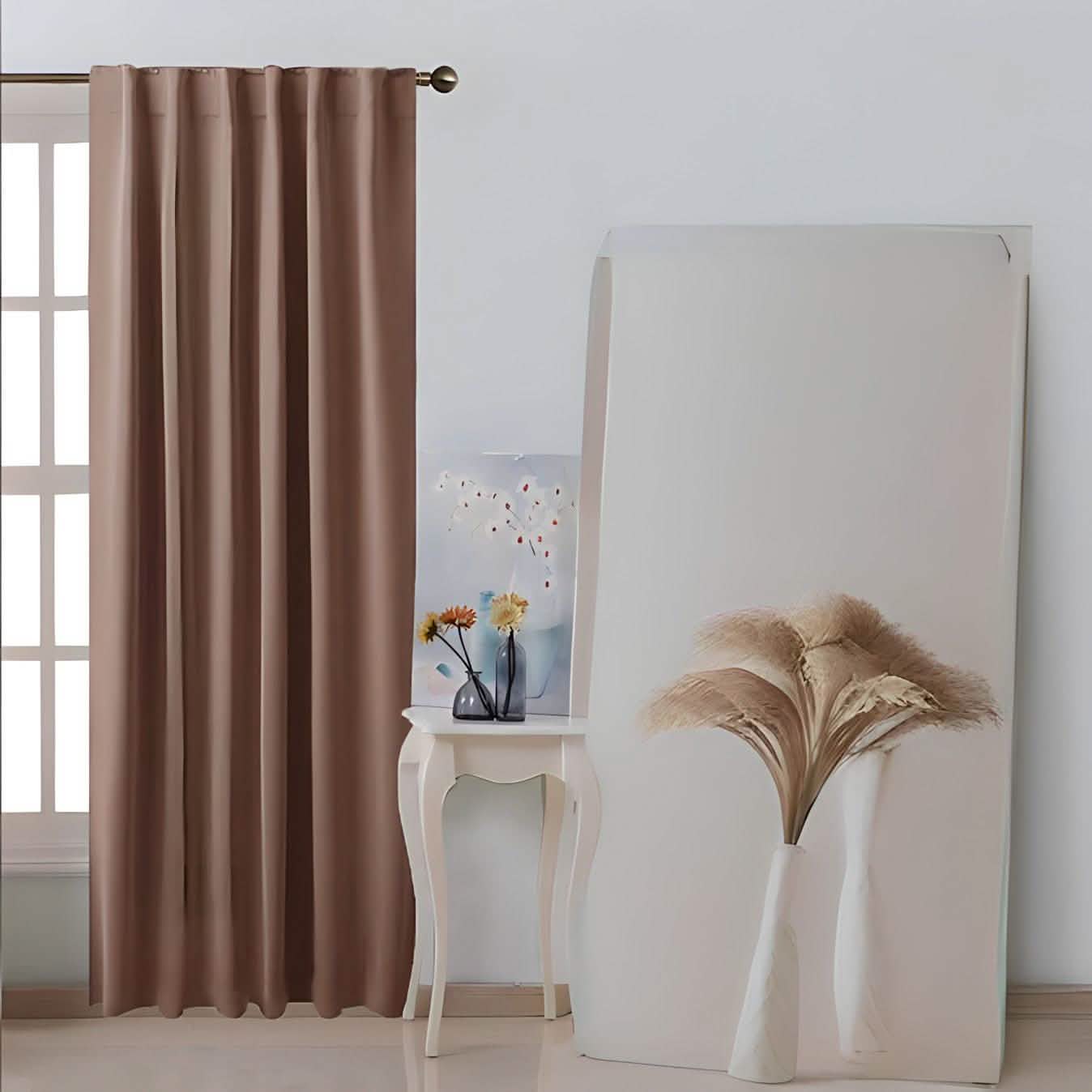 ستارة لون بيج غامق 140*240 سم - CART79 Cartela