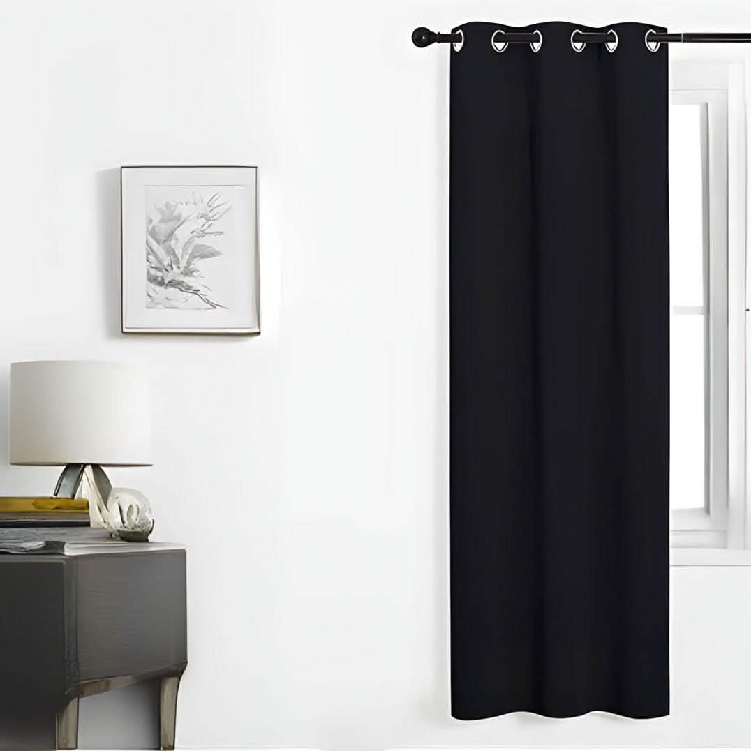 ستارة لون أسود 132*214 سم - CART95 - Homix