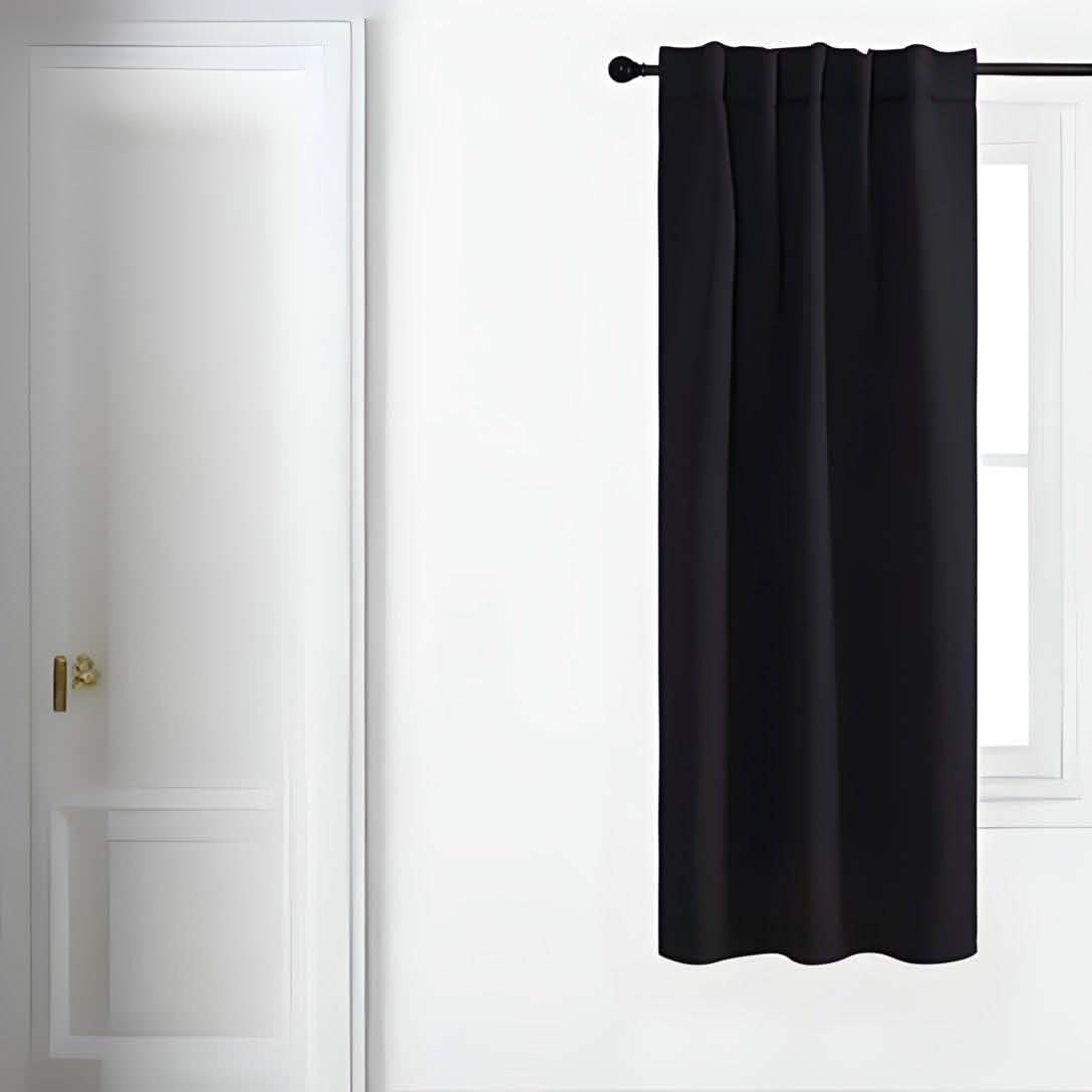 ستارة لون أسود 132*214 سم - CART95 - Homix