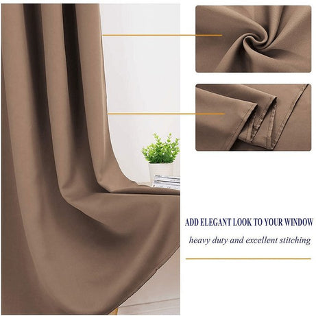 ستارة لون بيج غامق 132*160 سم - CART75 - Homix