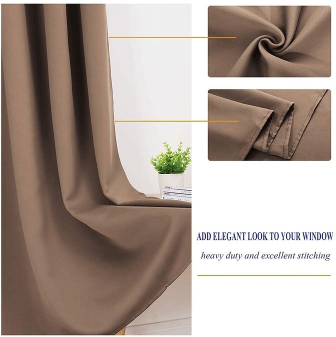 ستارة لون بيج غامق 132*214 سم - CART77 - Homix