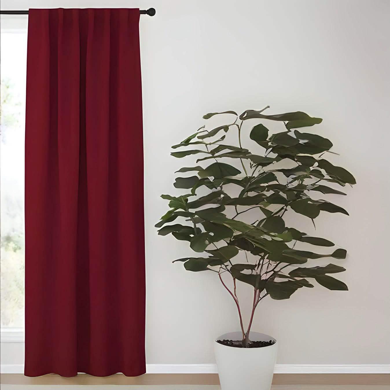 ستارة لون أحمر غامق 132*214 سم - CART83 - Homix