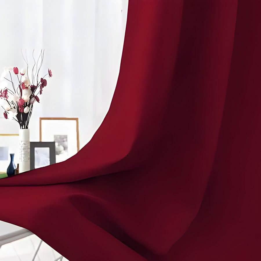 ستارة لون أحمر غامق 132*160 سم - CART81 - Homix