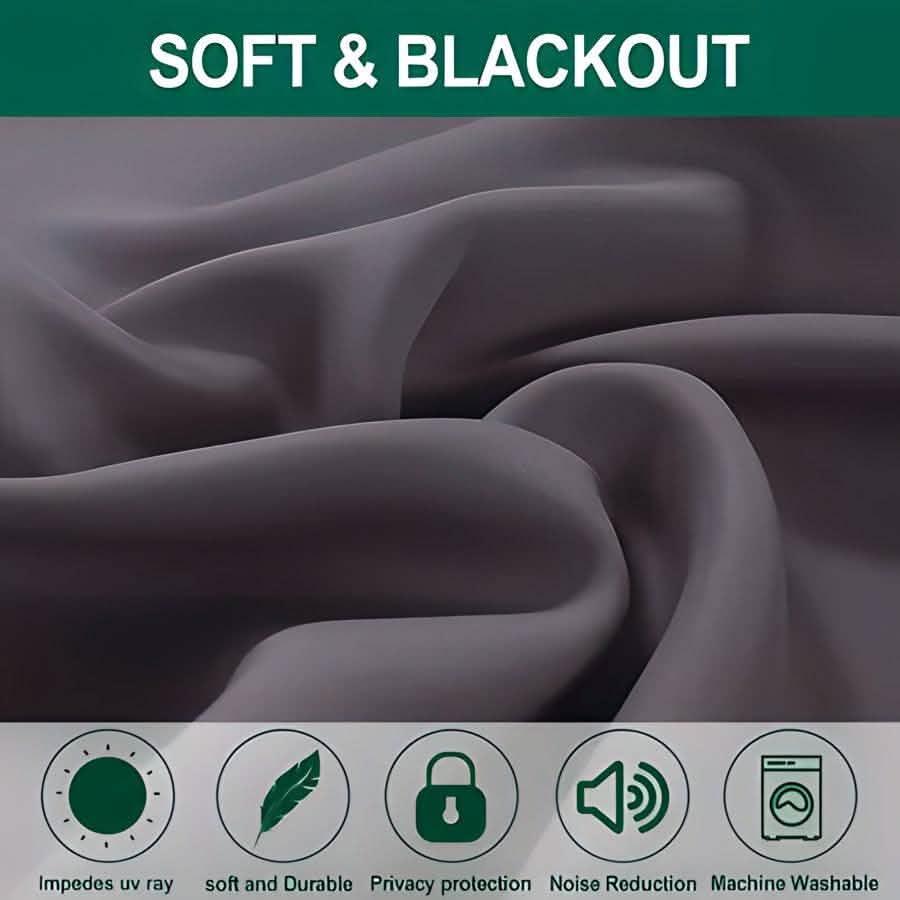 ستارة لون رمادي 132*214 سم - CART60 Cartela