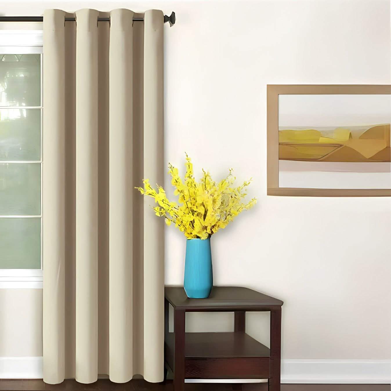 ستارة لون بيج 132*214 سم - CART65 Cartela