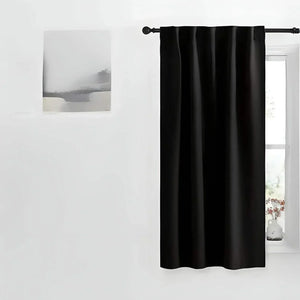 ستارة لون أسود 132*160 سم - CART93 - Homix