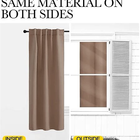 ستارة لون بيج غامق 132*160 سم - CART75 - Homix