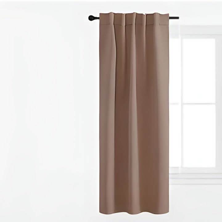 ستارة لون بيج غامق 132*160 سم - CART75 - Homix