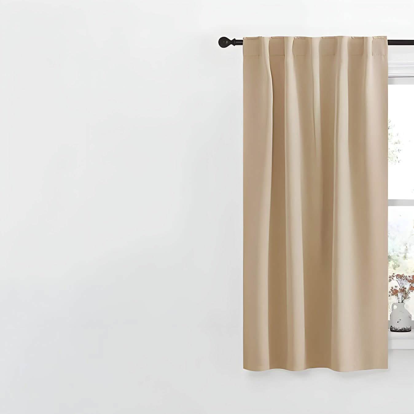 ستارة لون بيج 132*160 سم - CART64 Cartela