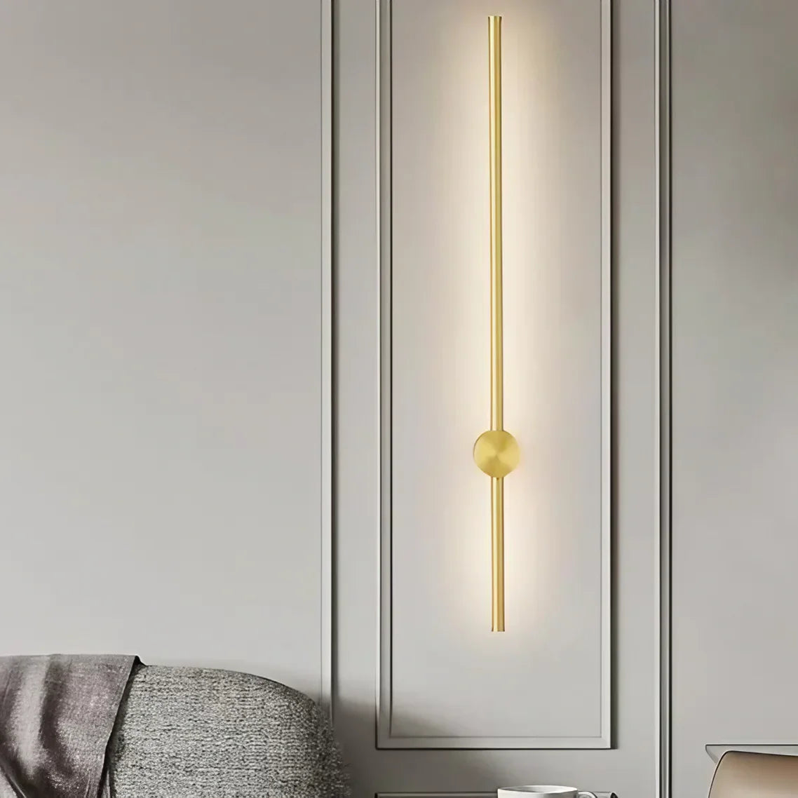 أبليك حائط ستيل، 5*60 سم