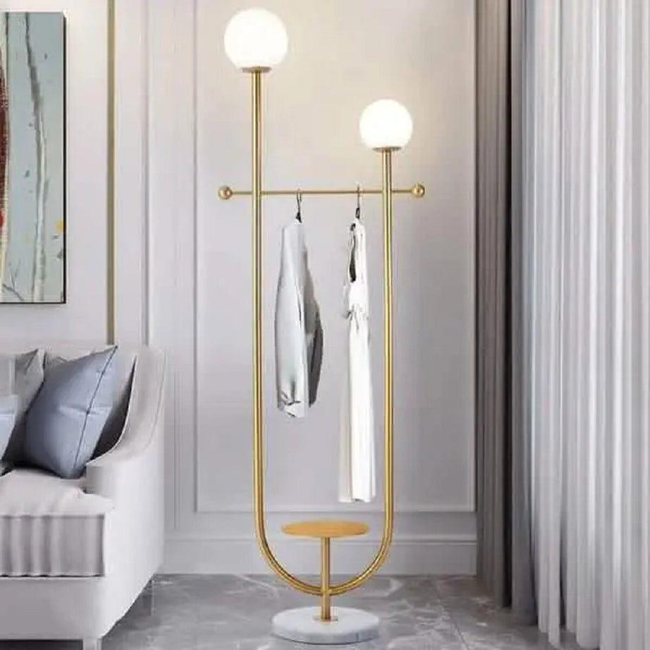 شماعة ملابس بإضاءة ستيل، 50*180 سم