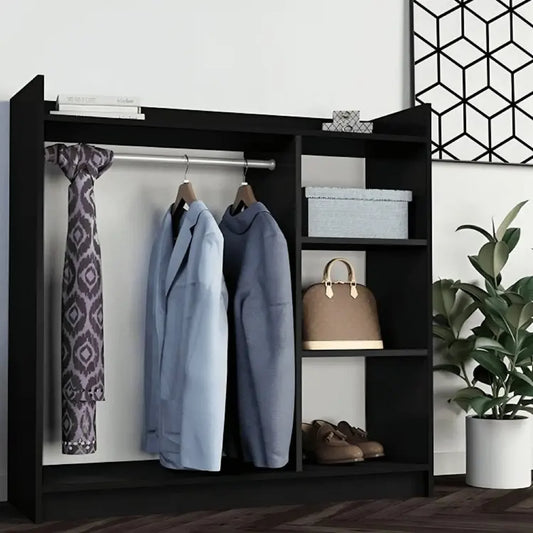 شماعة ملابس خشب ام دي اف، 120*40*120 سم