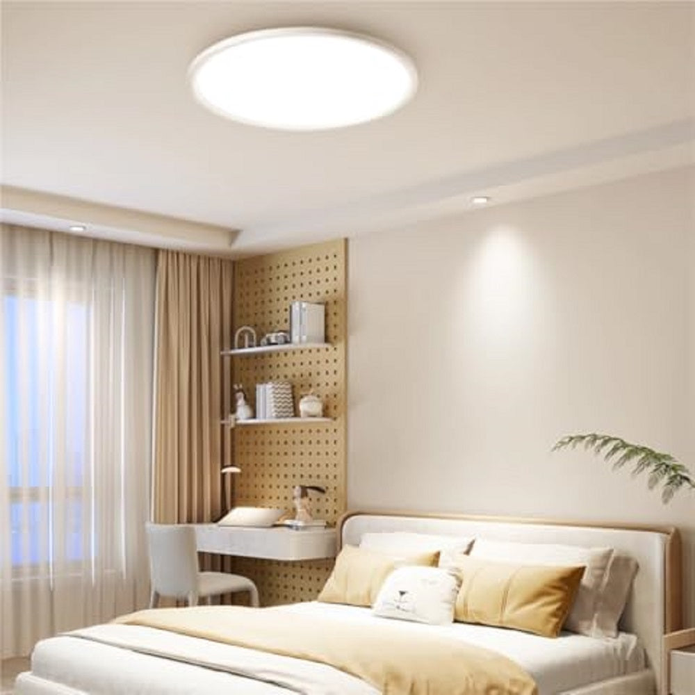 نجفة أكريليك، 38*10 سم- أبيض