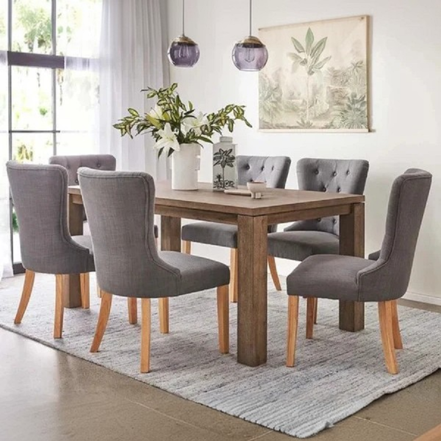 طقم سفرة ام دي اف، 7 قطع