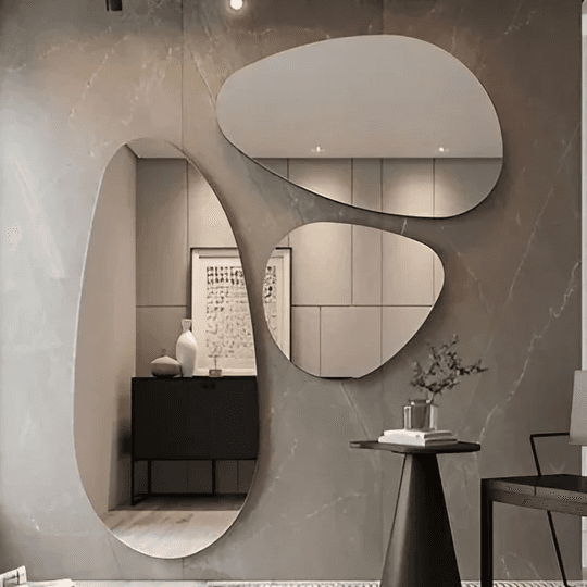 طقم مرايات حائط، 3 قطع