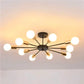 نجفة معدن 10 لمبات 80*35 سم - YLG249 Y-Lights