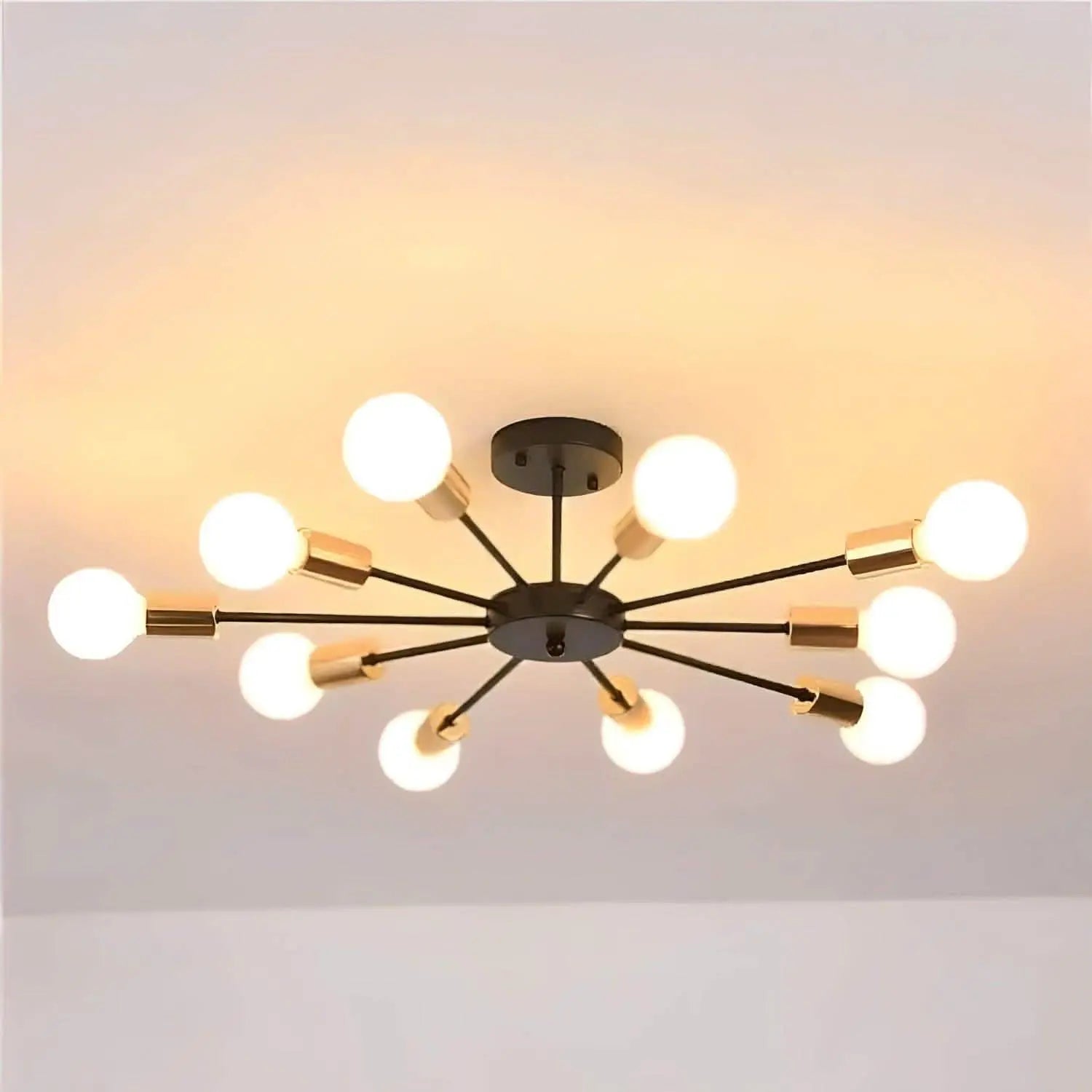 نجفة معدن 10 لمبات 80*35 سم - YLG249 Y-Lights
